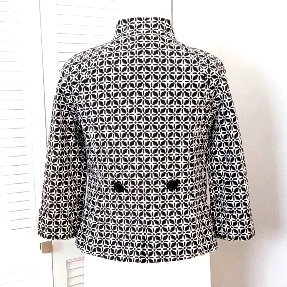 Charter Club High-Collar Cropped Jacket Blazer. - Picture 11 of 12